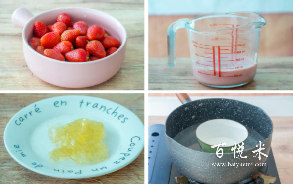 草莓慕斯蛋糕,冰冰糯糯,酸酸甜甜,夏日甜品必備